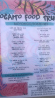 Bocaito menu