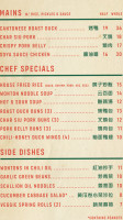 Yaya Cantonese Bbq menu