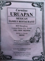 Carnitas Express menu