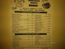 Elm Street Barbecue menu