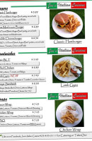 Joe's Italian Cuisine menu