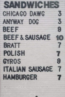 The Beef Joint menu