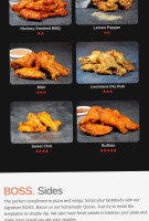 Boss. Pizza Wings food