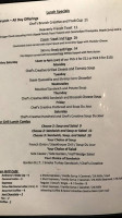 Garden Grill Steakhouse menu