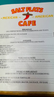 Salt Flats Cafe menu