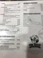 Mr.taco Mexican Grill food