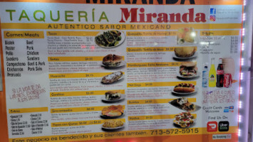 Taqueria Miranda. food