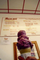 Sunset Ice Cream Parlor menu