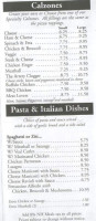 Desi's Famous Pizza menu