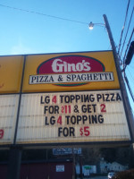 Gino's Pizza Spaghetti House outside