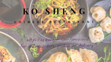 Ko Sheng Chinese food