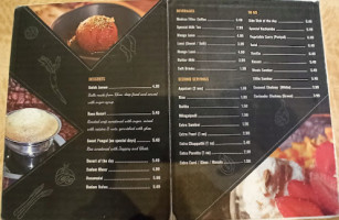 Saravanaa Bhavan menu