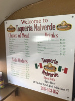 Taquería Malverde food