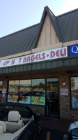 D V Bagels outside