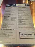 Blueprint New American And Grill menu