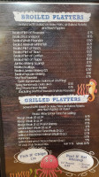Walkertown Seafood Shack menu