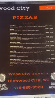 Wood City Tavern menu