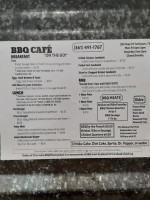 Bbq Cafe menu