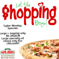 Papa Johns Pizza food