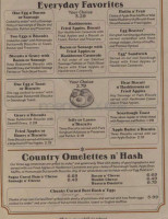 Cracker Barrel Old Country Store menu