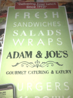 Adam Joe's Eatery Catering menu