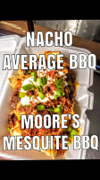Moore's Mesquite Bbq food