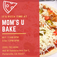 Mom's U-bake Pizza food