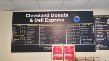 Cleveland Donuts Deli inside