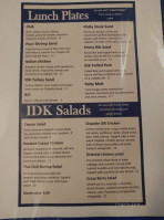 Idk Green House menu