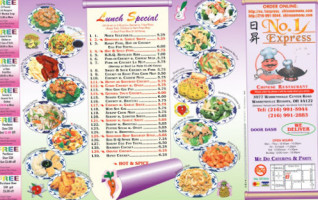Number One Express Chinese food