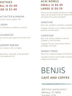 Benjis Cafe inside