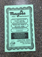 Magoo's Pizza food