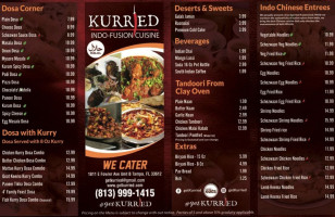 Kurried menu