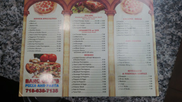 King's Pizza Pasta menu