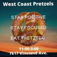 West Coast Pretzels food