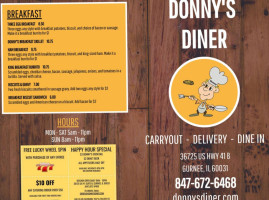 Donny's Diner food