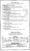 Tannersville Inn menu