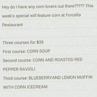 Forcella menu