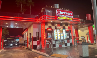 Checkers outside