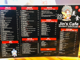Jin's Cafe Asian Cuisine menu