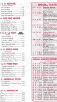 China Inn menu