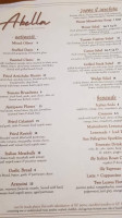 Abella Italian Kitchen menu