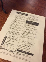 Father Paddy's Pub menu