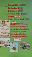 Taqueria Los Cucos menu