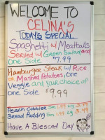 Celina's Soul Food Cafe menu