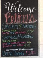 Celina's Soul Food Cafe menu