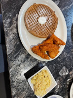 Johnny's World Famous Chicken Waffles food