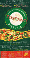 Toscano Pizzeria food