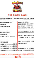 The Cajun Cave (food Truck) menu