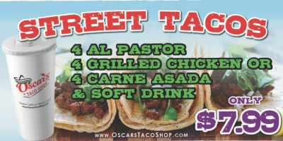 Oscar's Taco Shop food